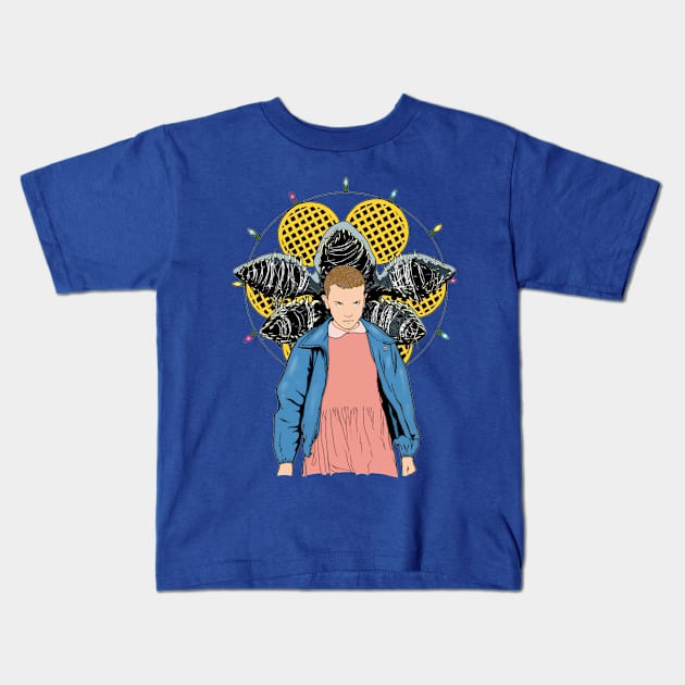 Stranger Things 11 Kids T-Shirt by Unicorns of the Apocalypse 